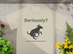 Seriously Dog Jumping Graphic T-Shirt