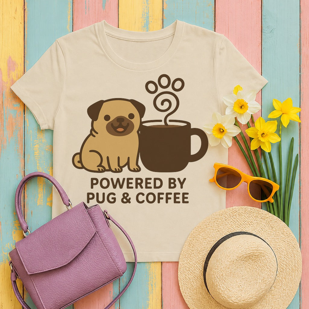 mig2 powered-by-pug-coffee tee flat lay hero v8