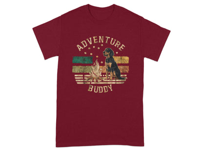Adventure Buddy Dog Campfire Outdoor Tee product