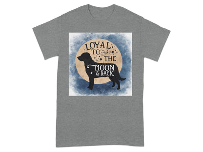 Loyal to the Moon and Back Dog T-Shirt product type