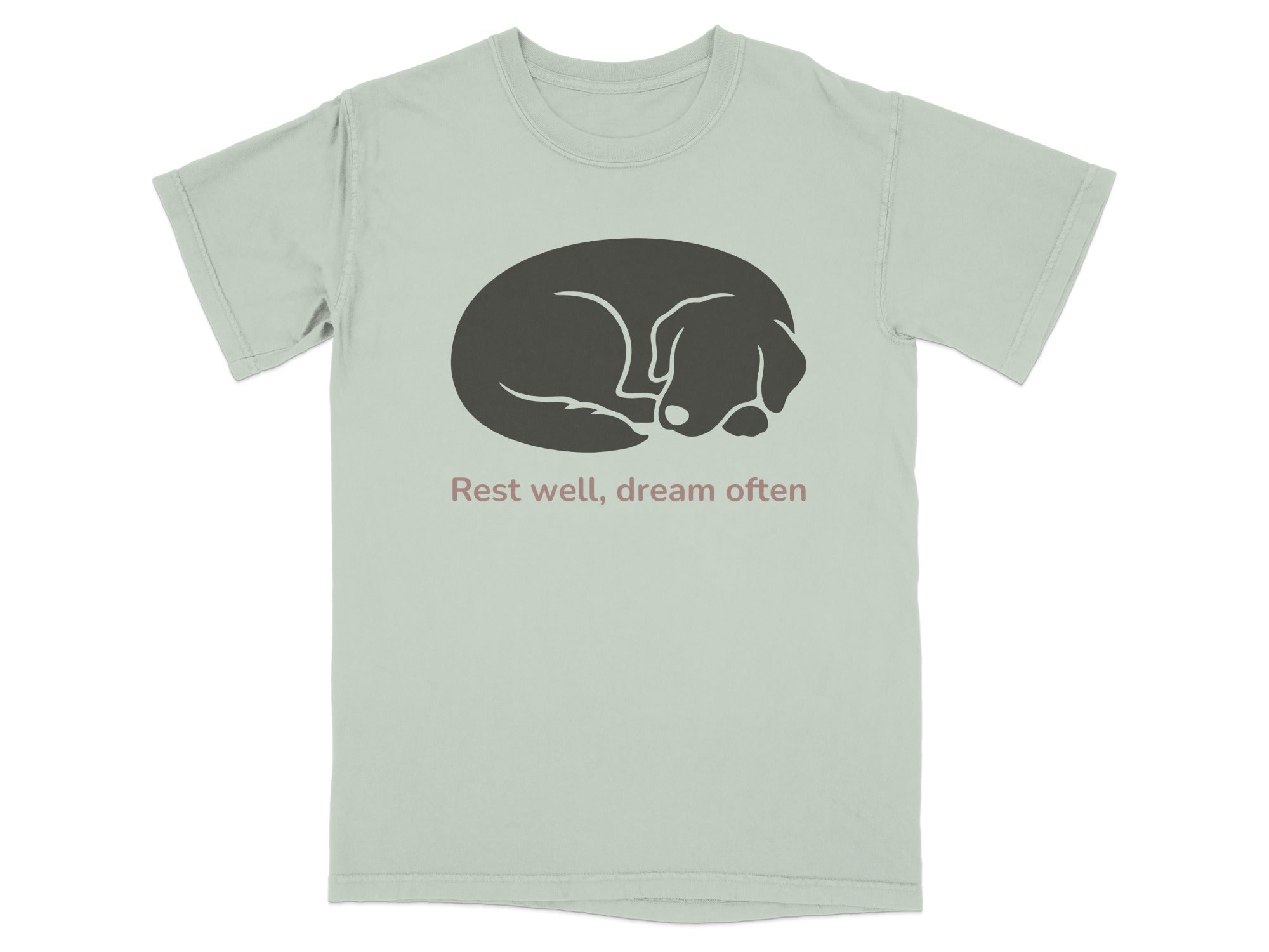 Rest Well Dream Often Sleeping Dog T-shirt