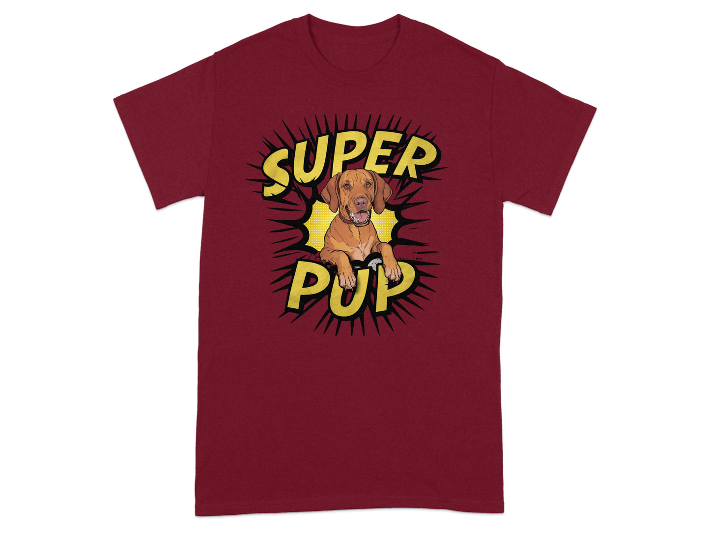 Super Pup Vibrant Graphic Dog Lover Theme Shirt product