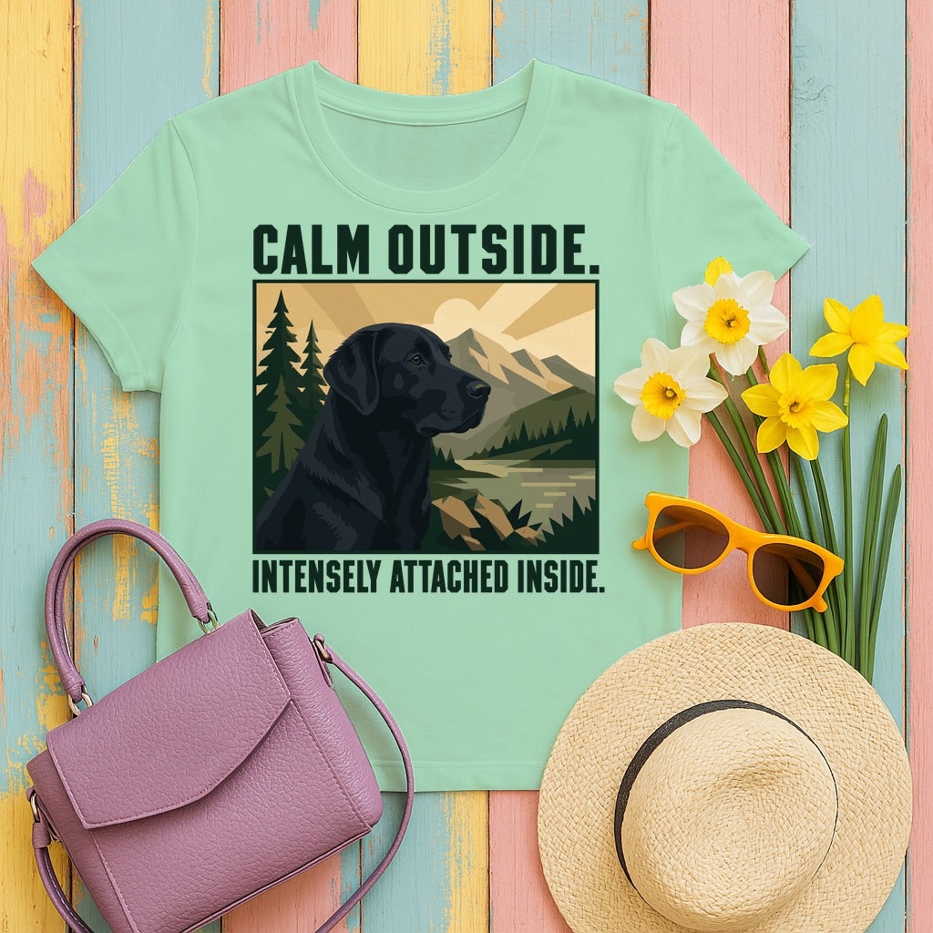 Attached Soul Labrador T-Shirt in Mint Green