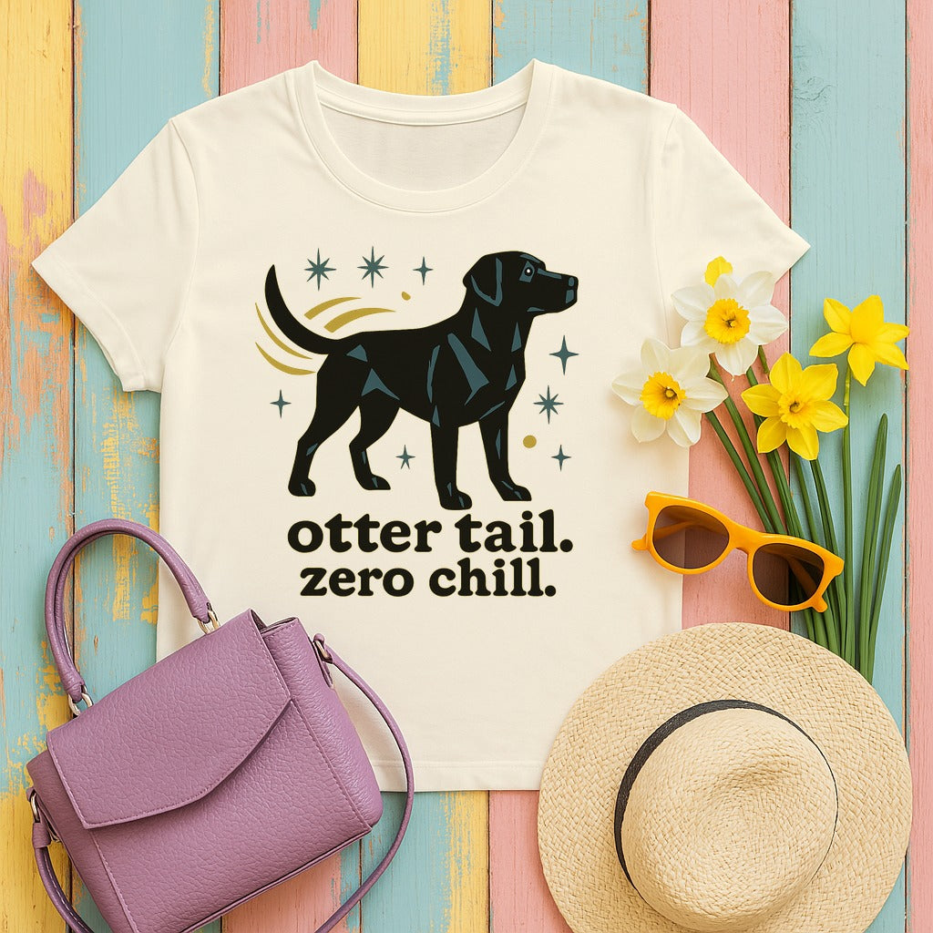 Black Lab Otter Tail Zero Chill T-shirt in Natural