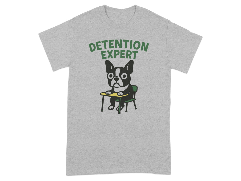 Detention Expert Dog Wearing Glasses T-shirt