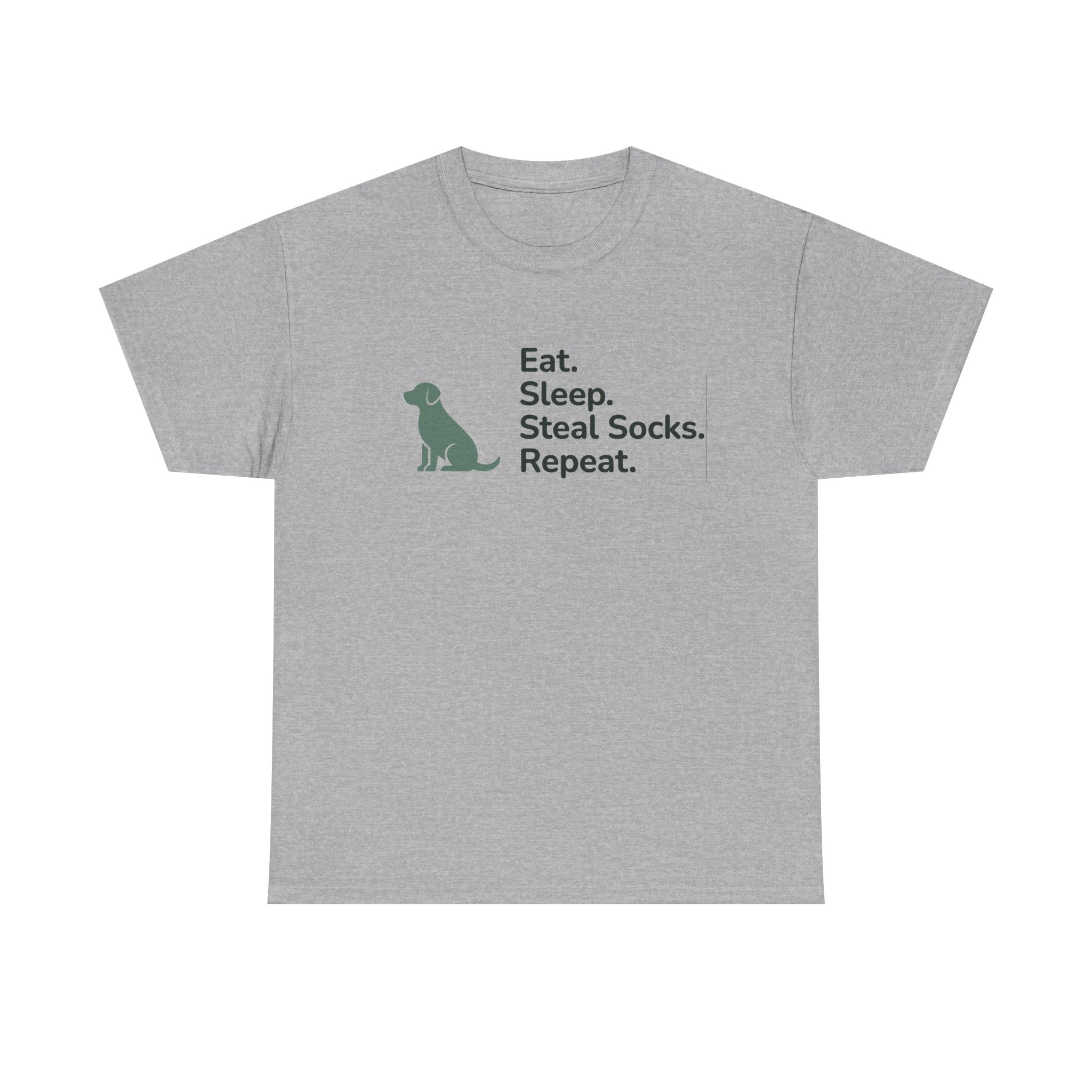 Eat Sleep Steal Socks Dog Lover T-Shirt