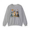 Retro Australian Shepherd Sweatshirt in Sport Grey
