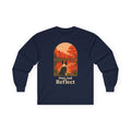 Paws & Reflect Boston Terrier Long Sleeve Tee in Navy