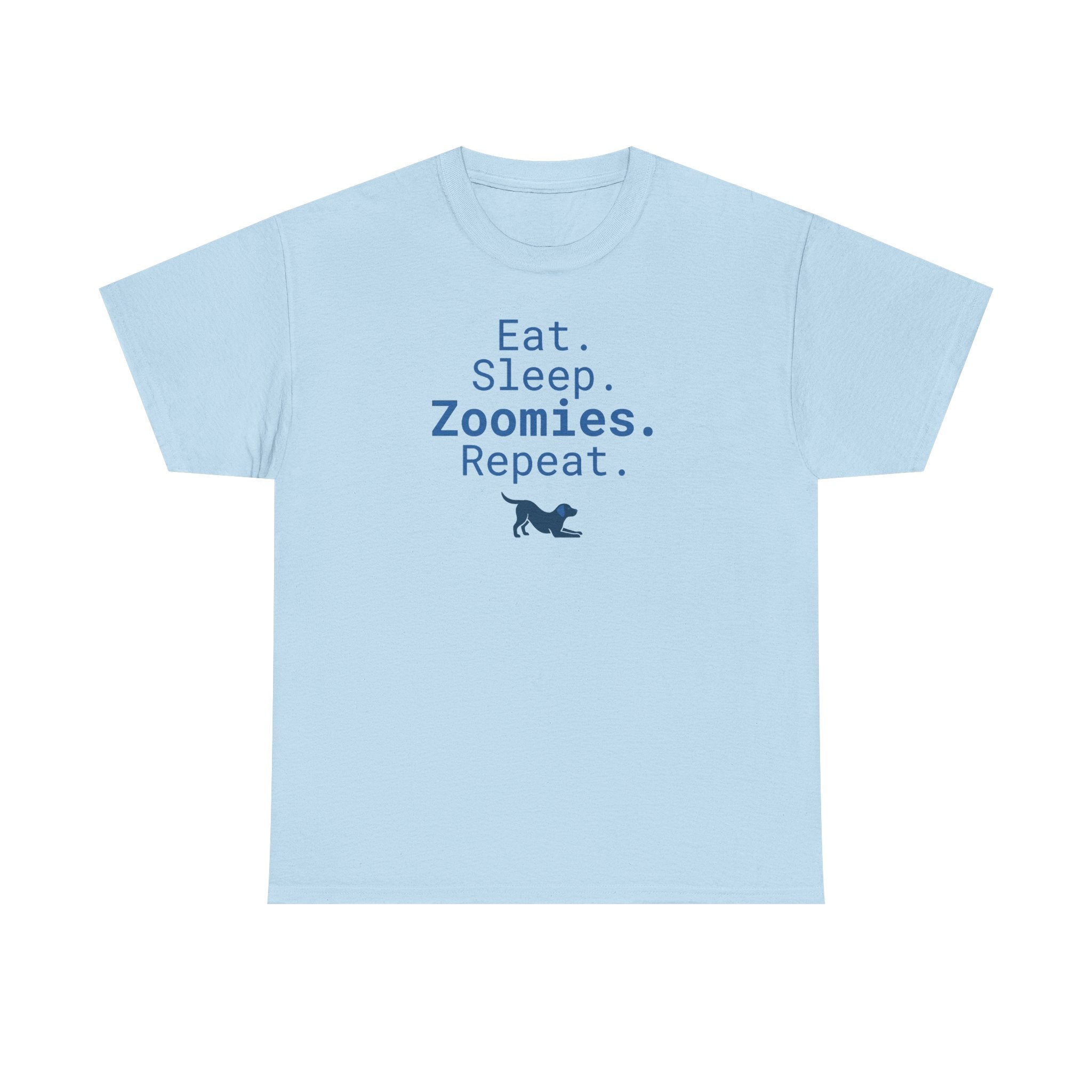 Zoomies Life: Playful Pup Graphic T-Shirt