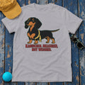 Kaninchen Measured Not Weighed Dachshund T-Shirt in Athletic Heather