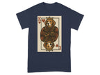King of Hearts playing card featuring a crowned dog wearing historical attire.