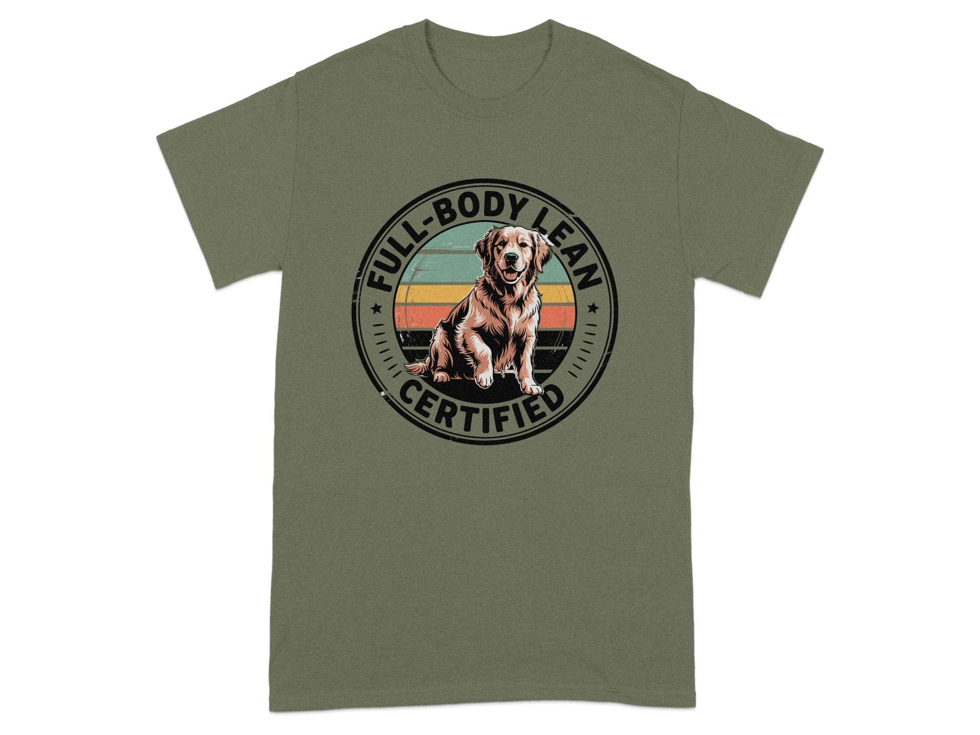Full-Body Lean Certified Dog Graphic T-Shirt Product Type