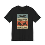 Chocolate Lab Falls Down Bounces Back Tee