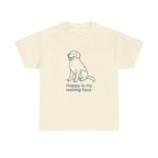 Happy Is My Resting Face - Funny Chocolate Lab Tee