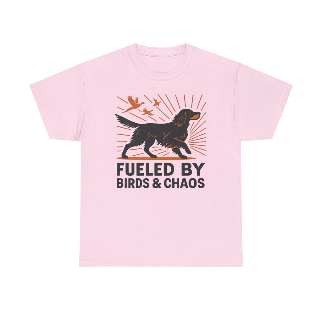 Fueled By Birds And Chaos Gordon Setter T-Shirt
