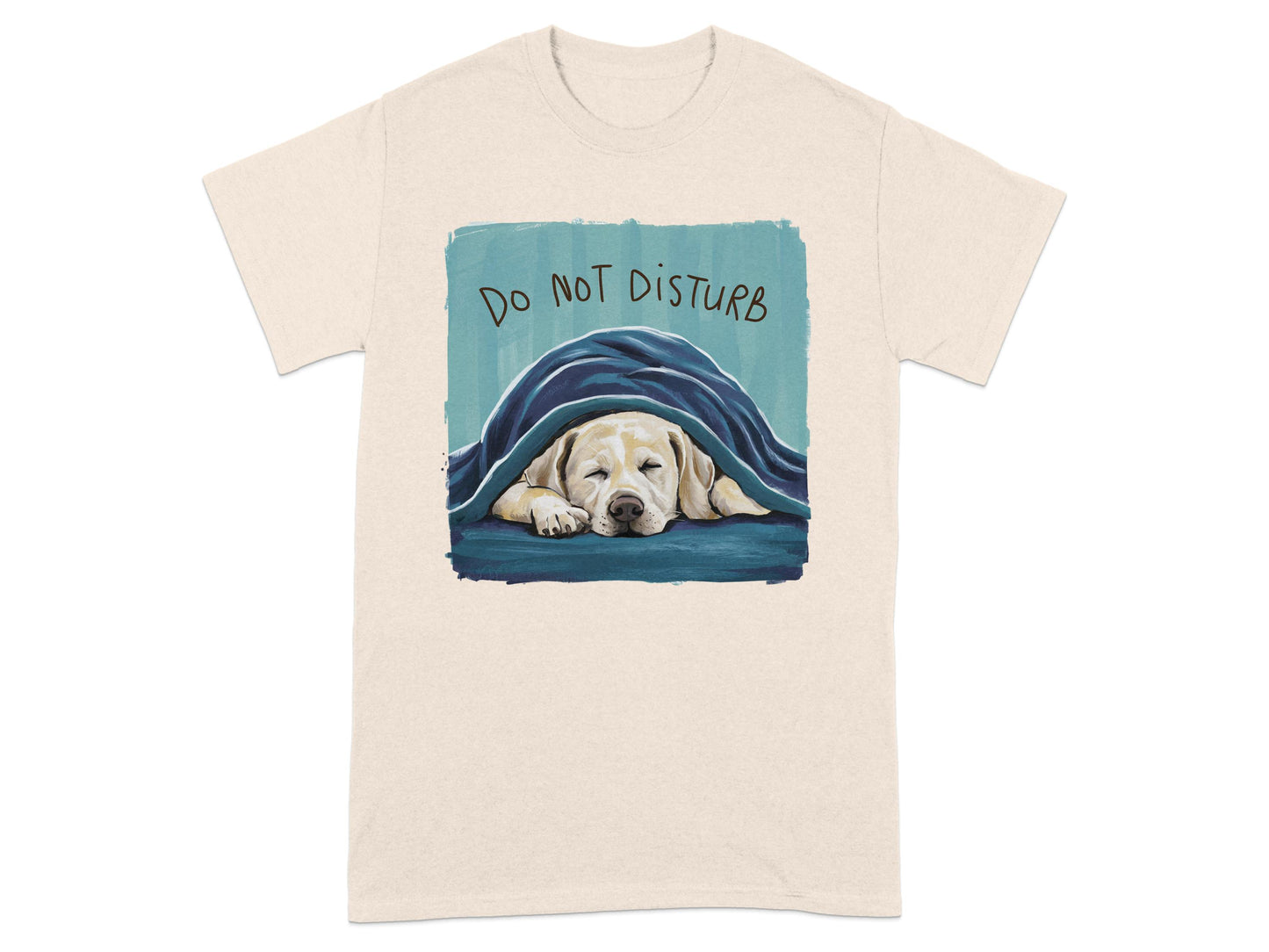Do Not Disturb Dog Design T-shirt product type