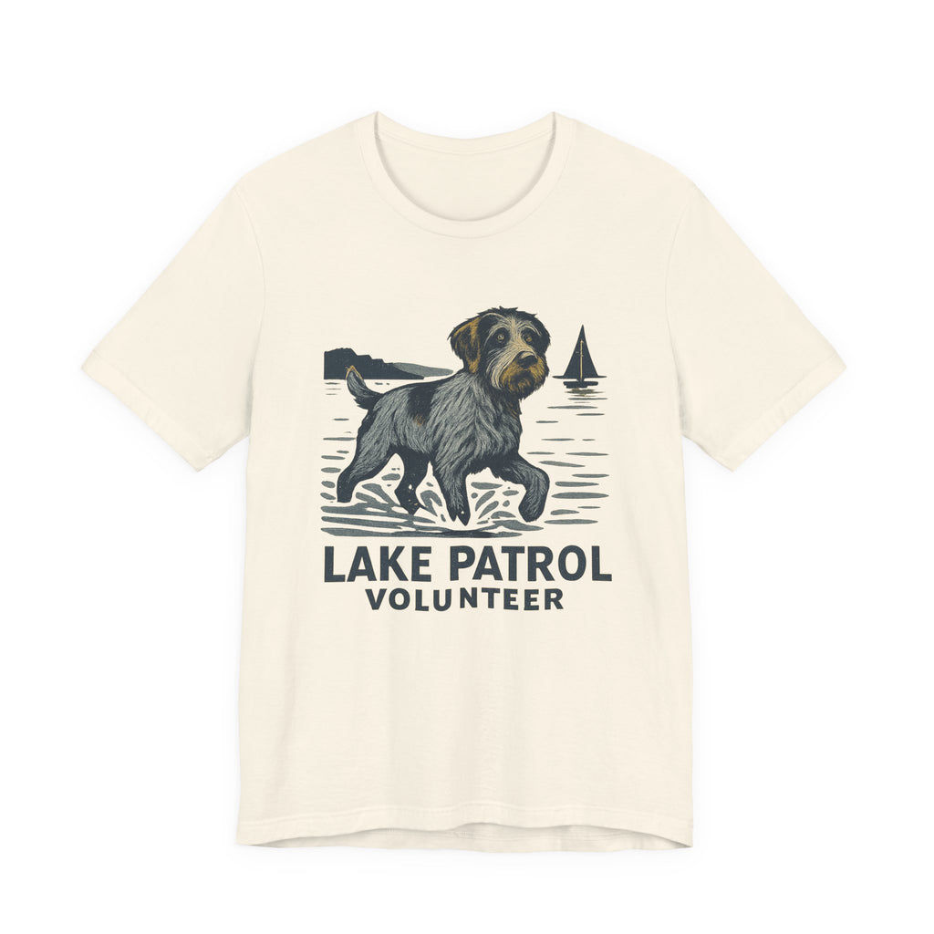 Wirehaired Pointing Griffon Lake Patrol Volunteer Tee