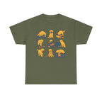 Cozy Golden Retriever Quilting Adventures T-Shirt