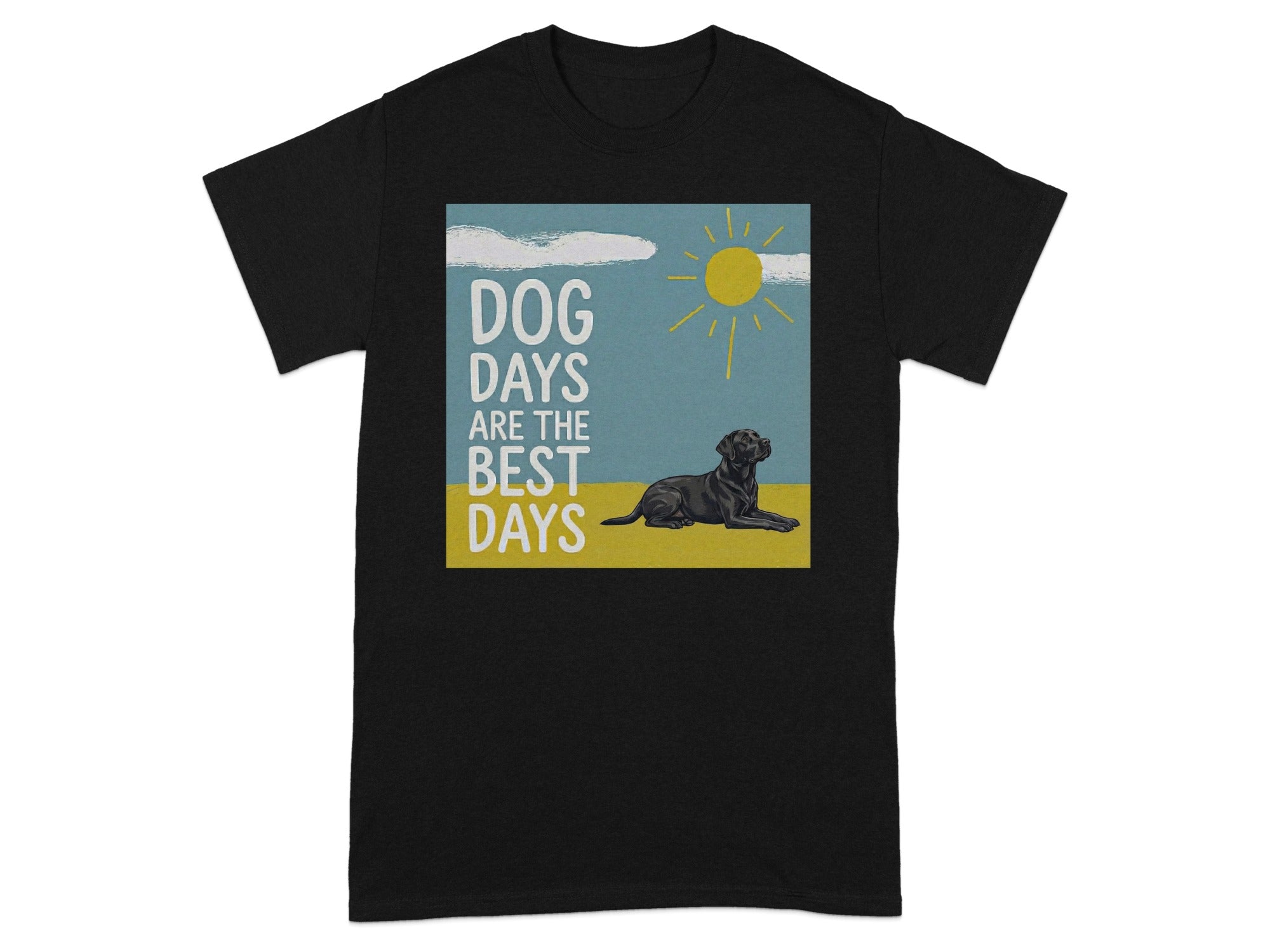 Dog Days Are The Best Days Graphic T-shirt