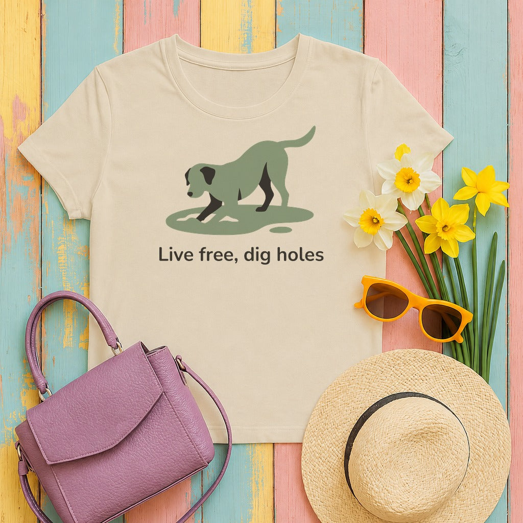 Live Free Lab t-shirt