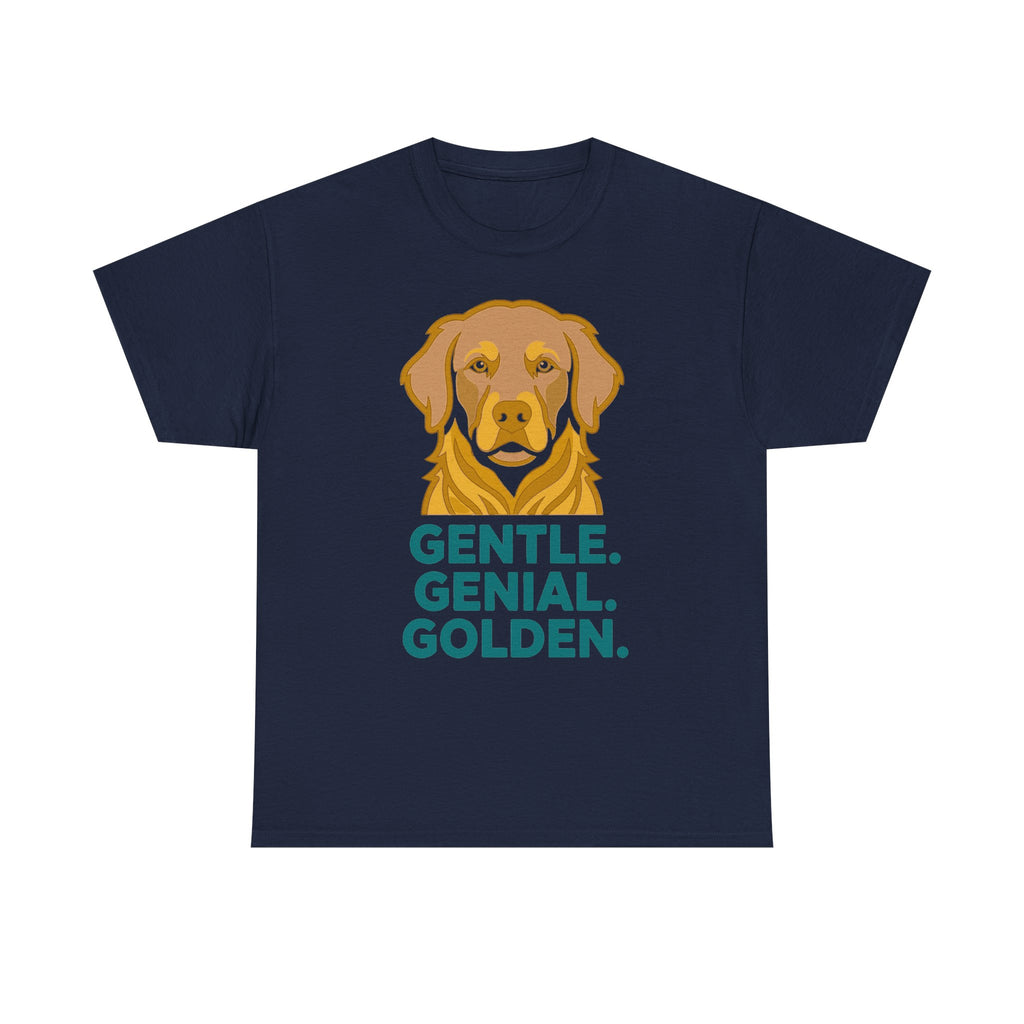 Gentle Golden Retriever Graphic T-Shirt