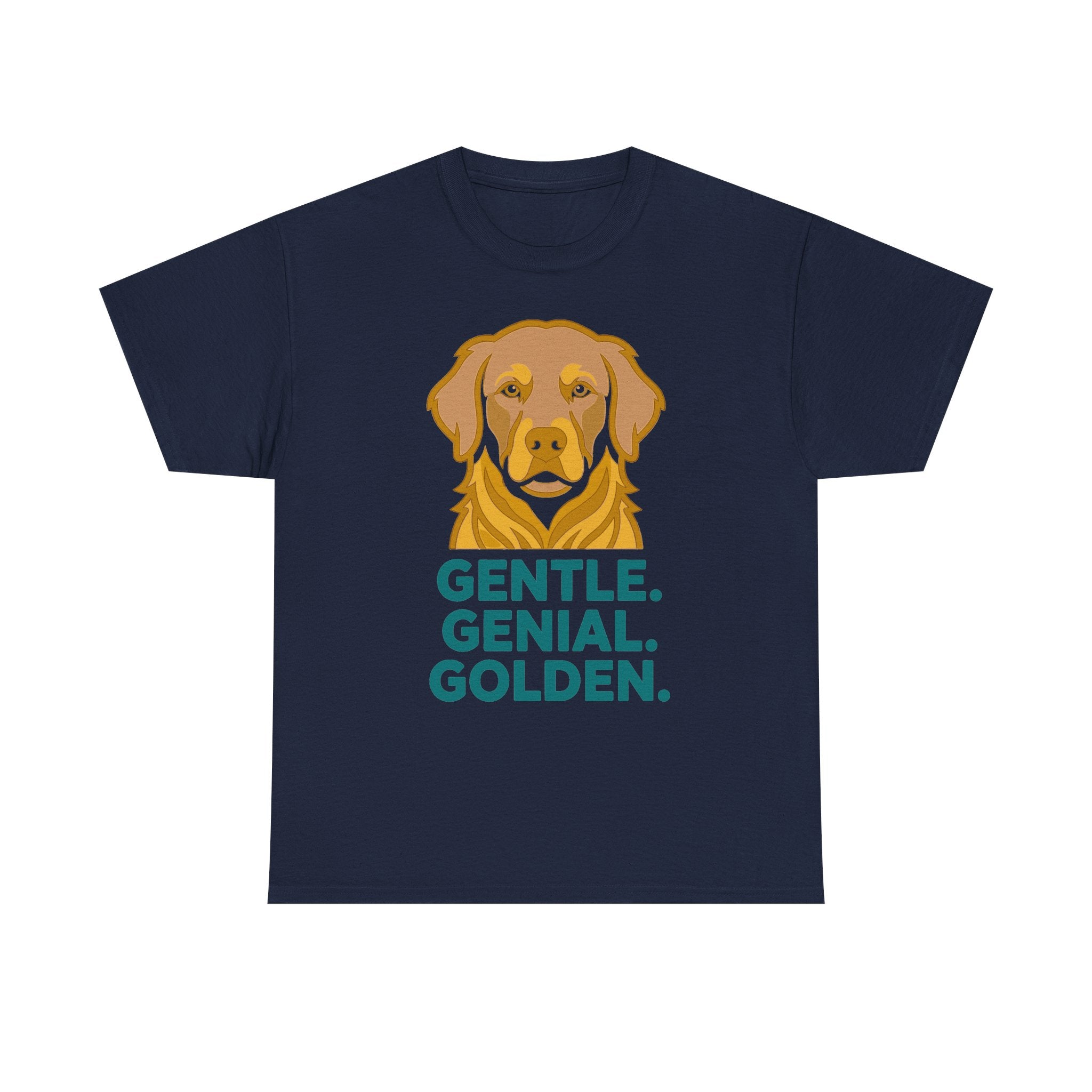 Gentle Golden Retriever Graphic T-Shirt