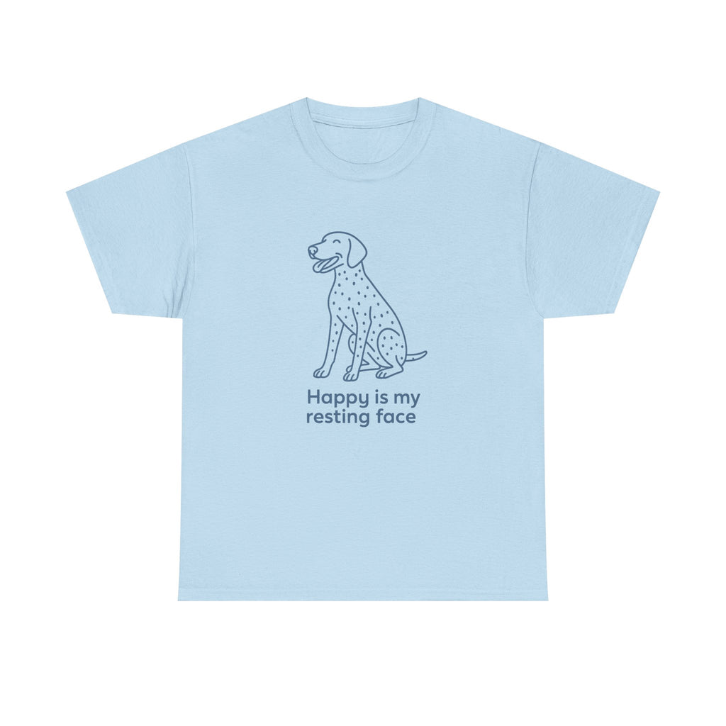 Happy Is My Resting Face - Funny German Shorthaired Pointer Tee