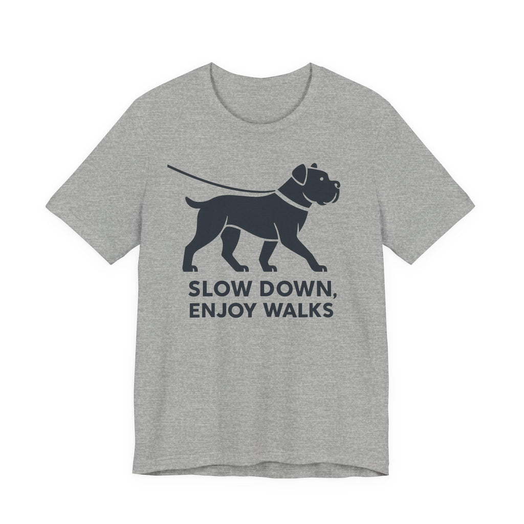 Cane Corso Slow Down Enjoy Walks t-shirt, view 6