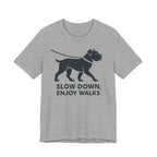 Cane Corso Slow Down Enjoy Walks t-shirt, view 6