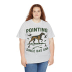 German Shorthaired Pointer 'Pointing since day one' t-shirt