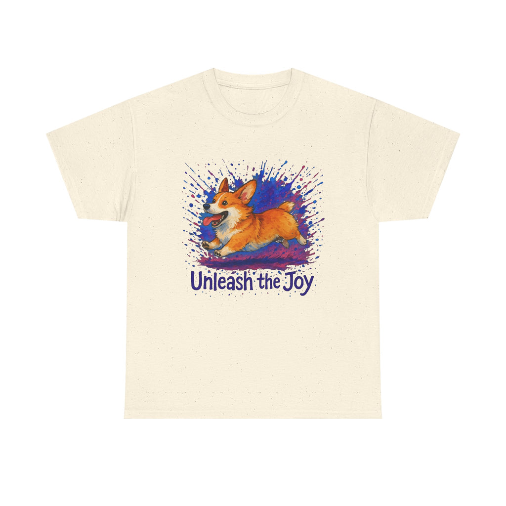 Unleash the Joy Playful Corgi Illustration T-Shirts