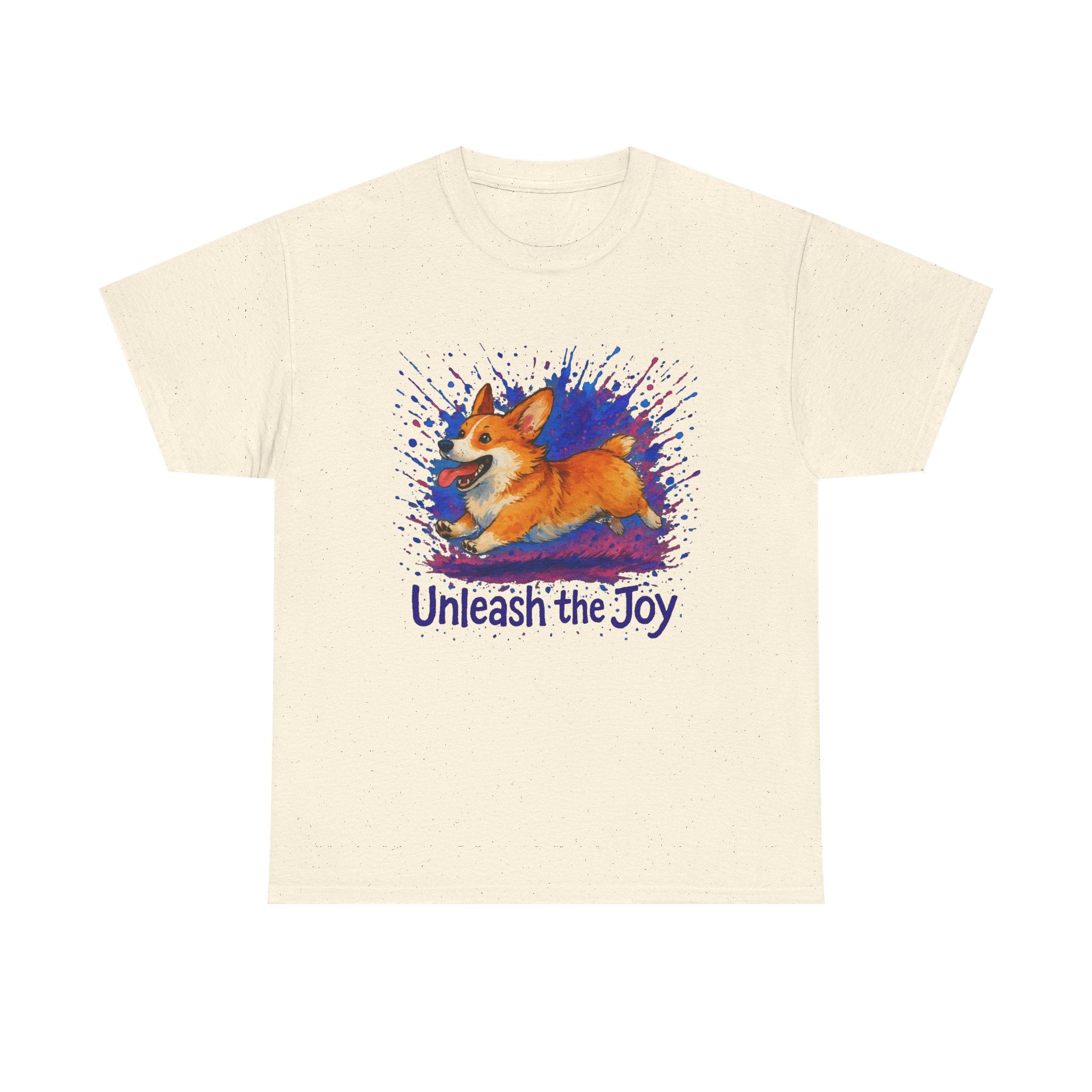 Unleash the Joy Playful Corgi Illustration T-Shirts