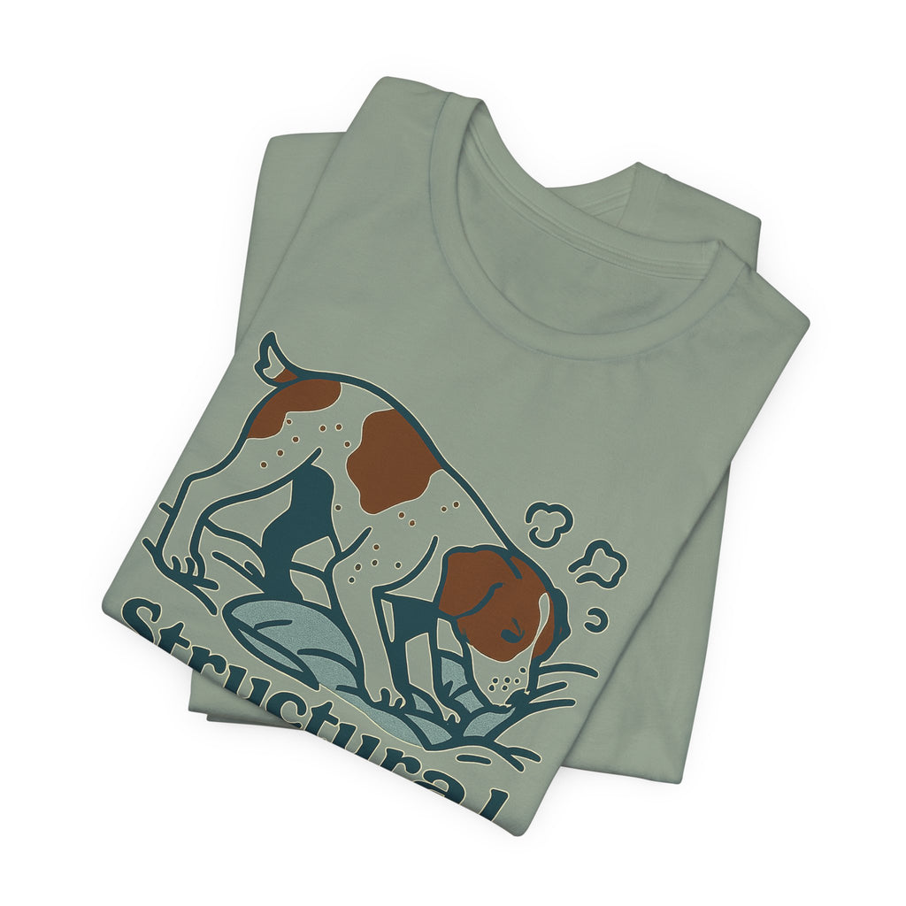 Brittany Spaniel Structural Engineer, Couch Division Tee