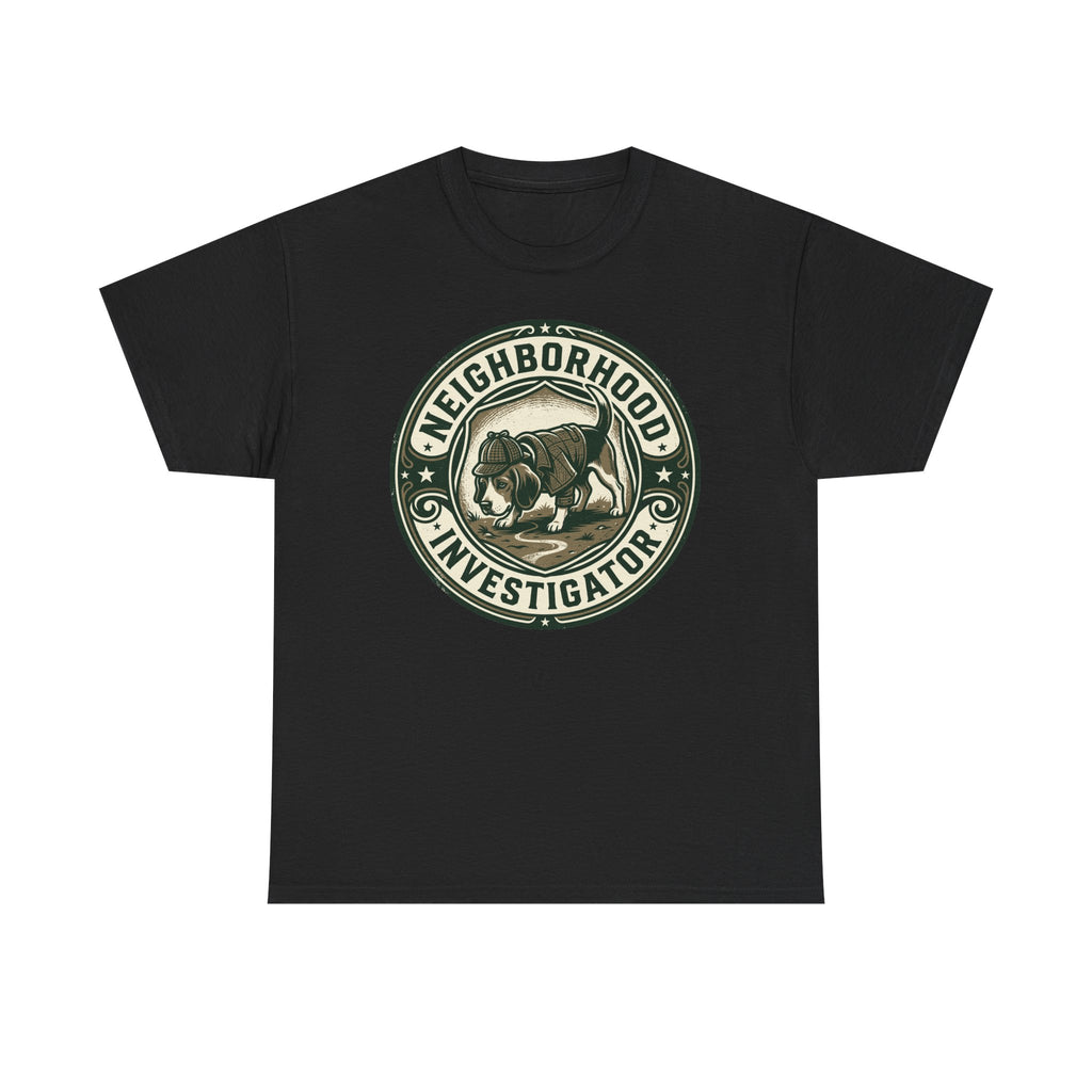 Neighborhood Sleuth Dog Graphic t-shirt