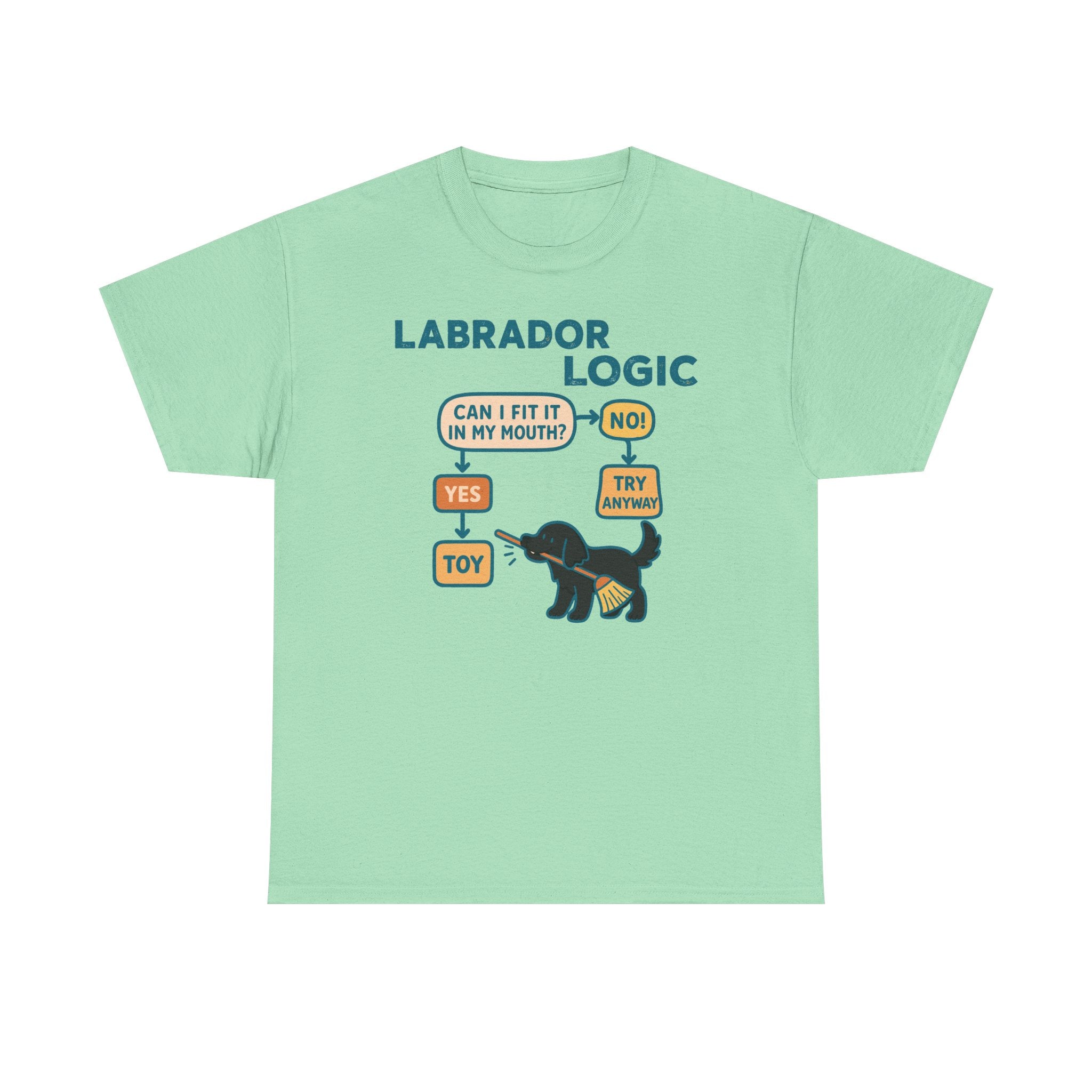 Labrador Logic Flowchart T-shirt