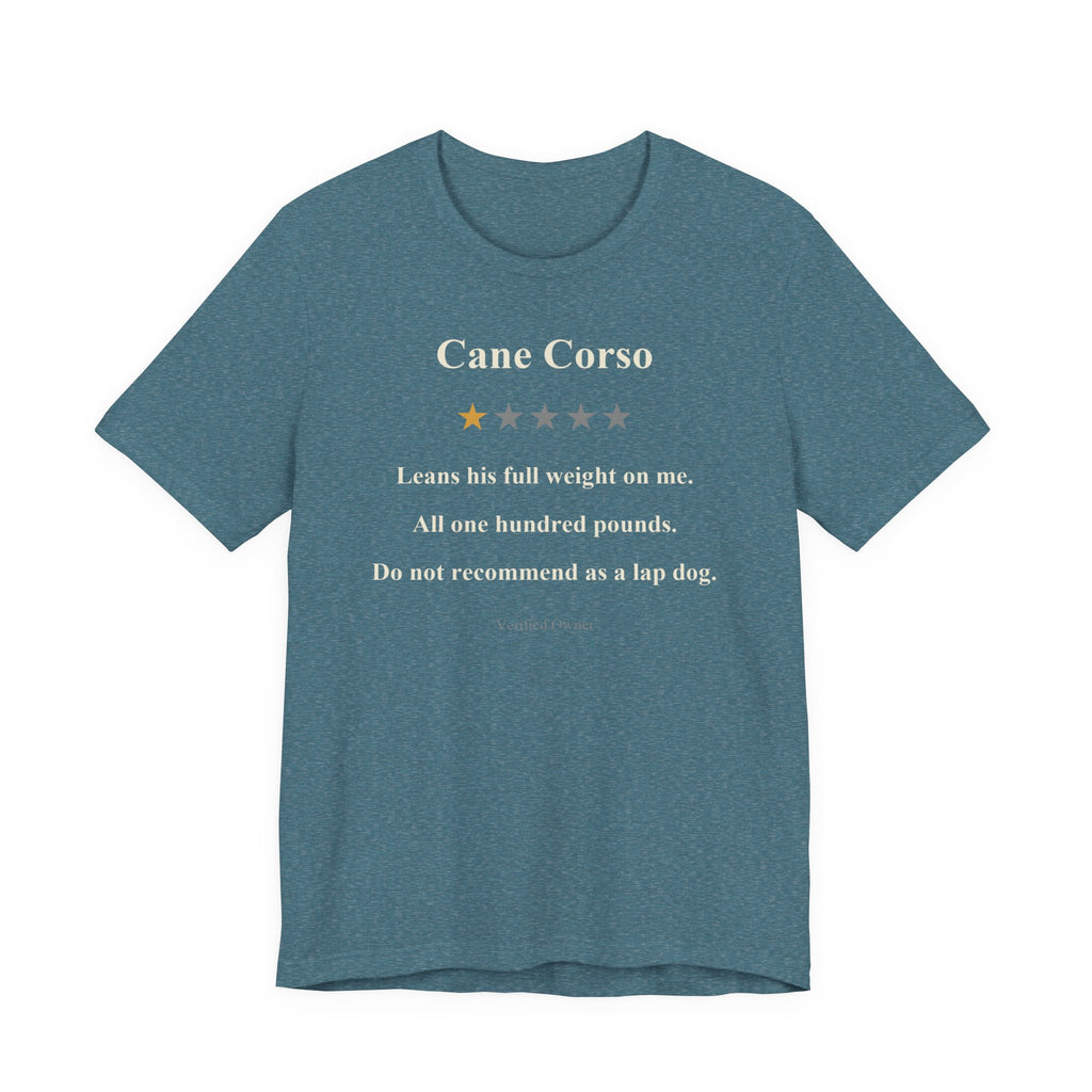 Cane Corso One-Star Review t-shirt, view 4