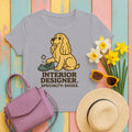 Cocker Interior Designer Tee in Athletic Heather