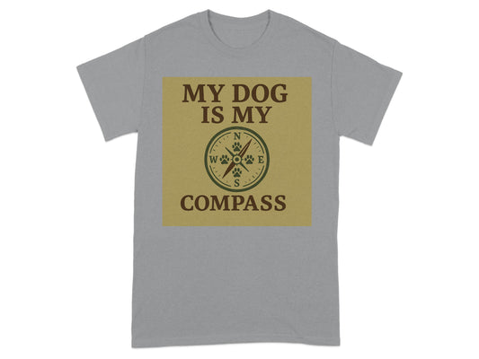 My Dog Is My Compass Graphic T-shirt product