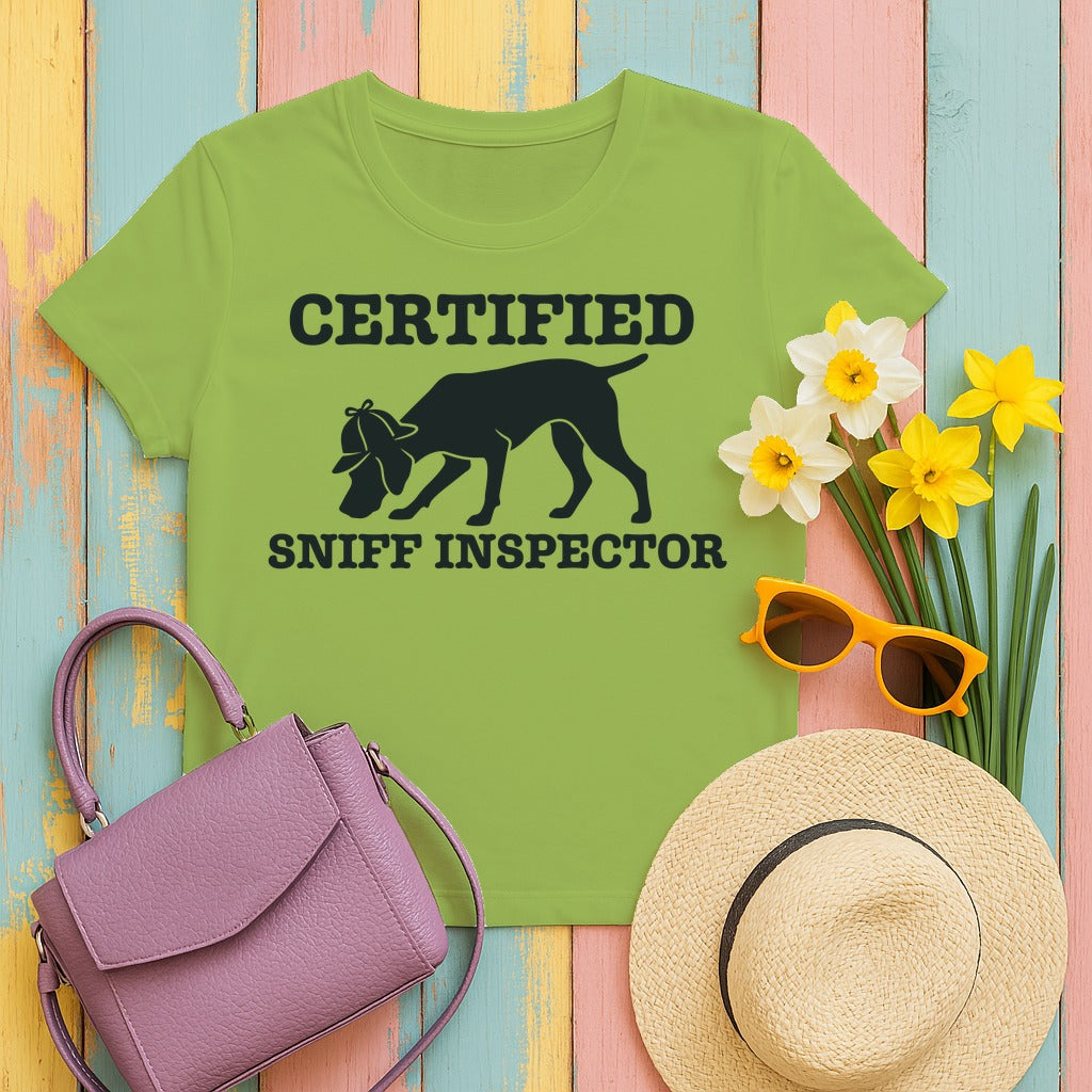 The Certified Sniff Inspector GSP T-shirt in Kiwi