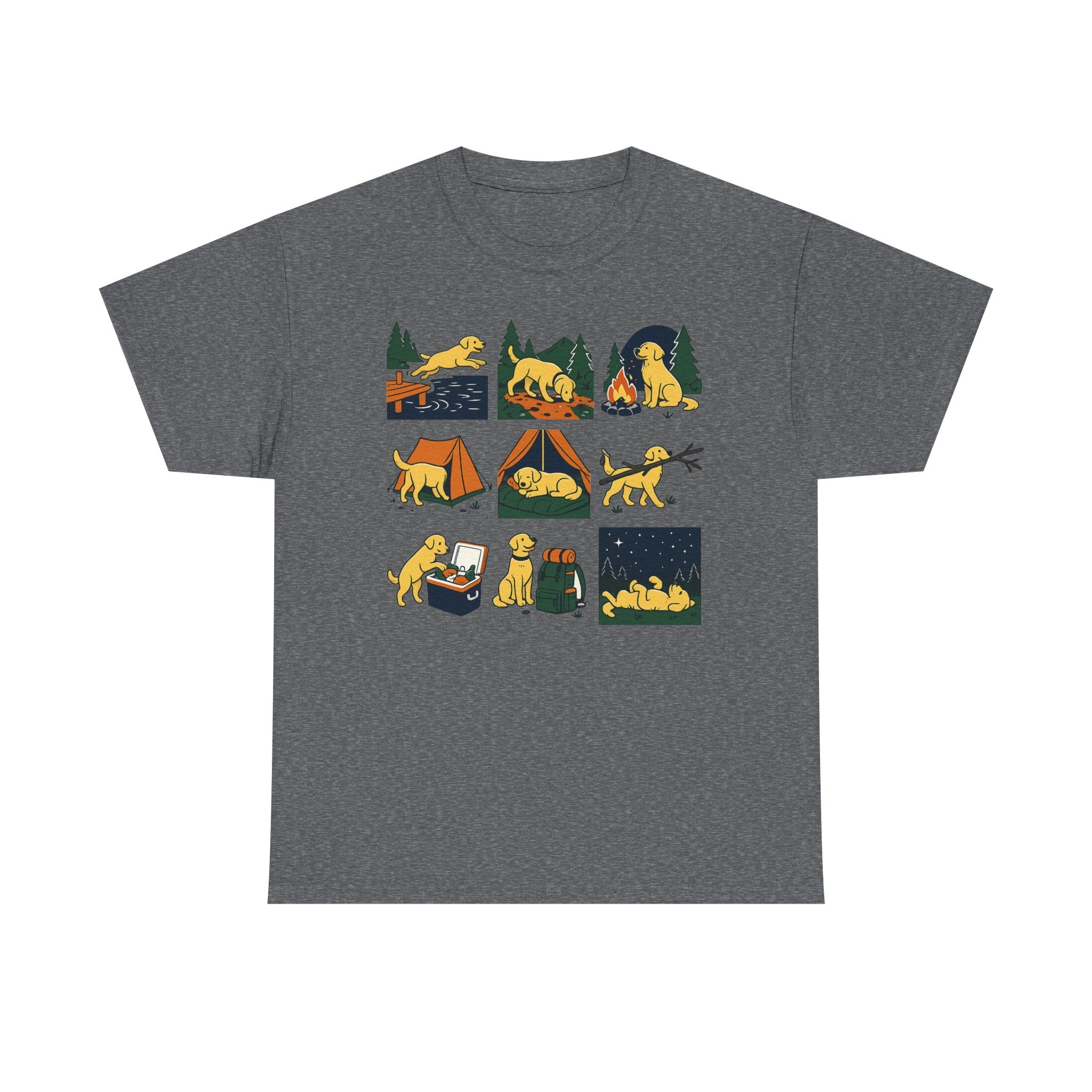 Outdoor Golden Life Camping T-Shirt