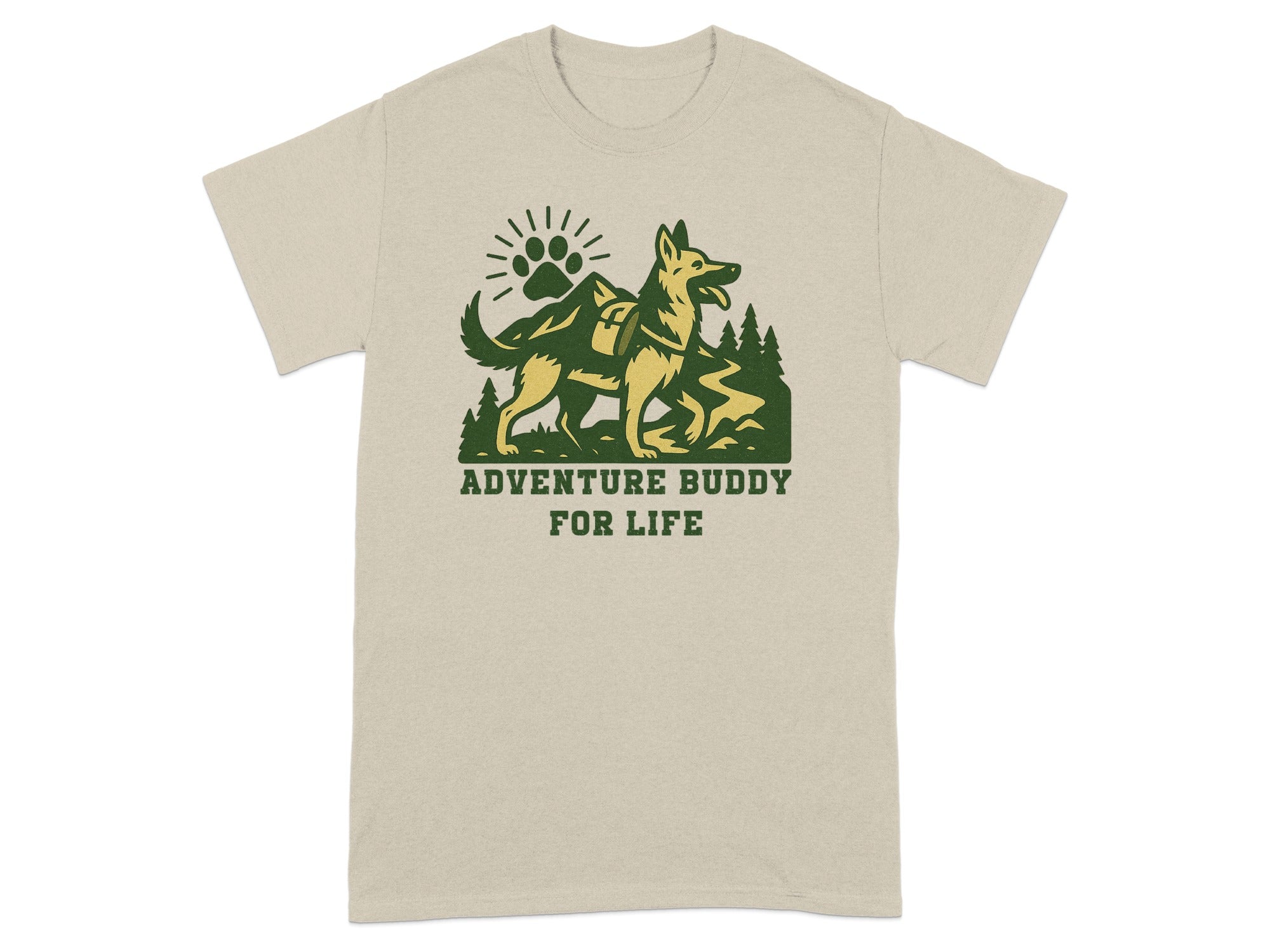 Adventure Buddy For Life Dog Hiking T-shirt Product