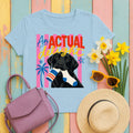 An Actual Delight Lab Pup Graphic T-Shirt in Light Blue