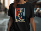 Snort French Bulldog Graphic T-Shirt Casual Wear