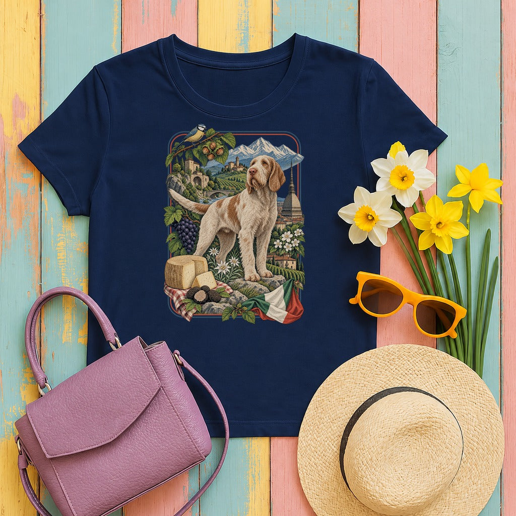 Spinone Italiano Italy Heritage tee, Navy