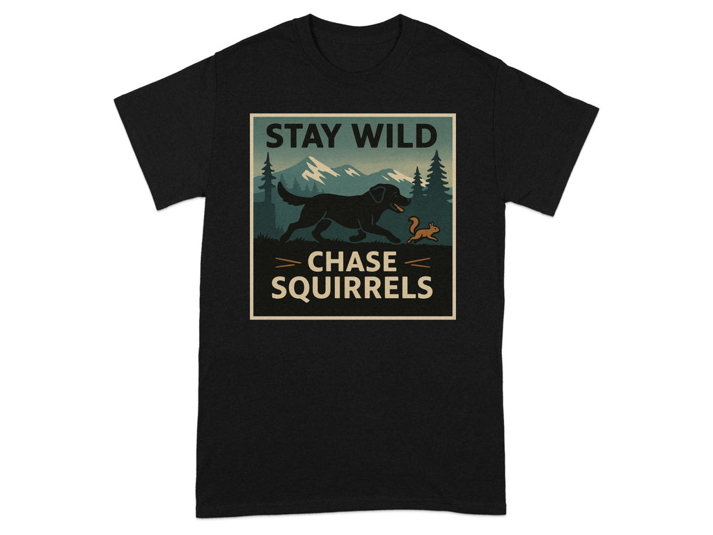 Stay Wild Black Lab t-shirt
