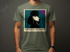Abstract graphic of a black poodle head with text "ENDLESS HUNGER".