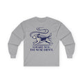 Beagle Saga: The Nose Didn't Long Sleeve Tee in Sport Grey