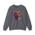 Geometric Golden Retriever Dog Colorful Art Sweatshirt