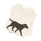 Black Lab Slow Down Enjoy Walks Tee