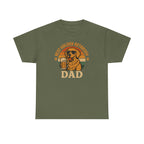 Best Golden Retriever Dad with Beer and Shades T-Shirt
